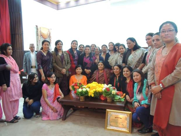 Dalit Women right activists with President Mrs. Bidhya Devi Bhandari